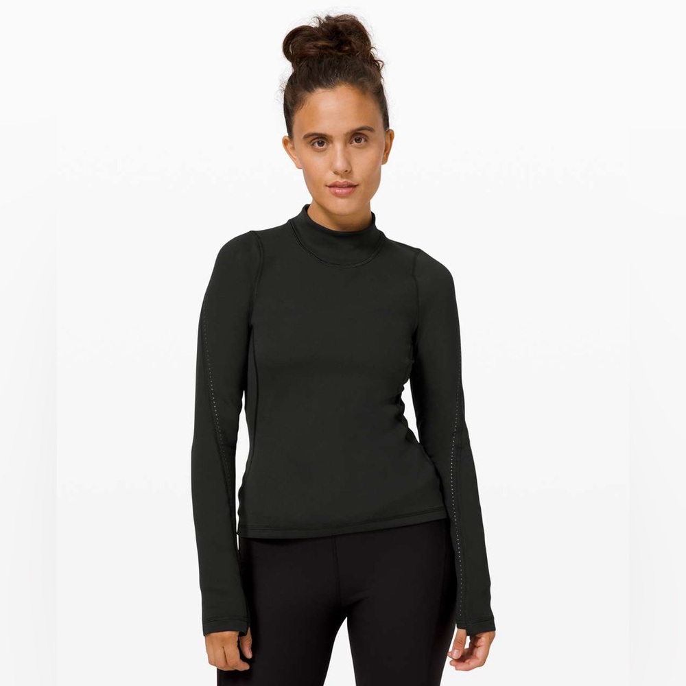 Lululemon Chase the Chill Long Sleeve, Black – Size 4